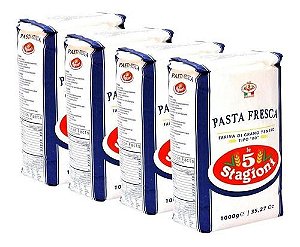 Farinha De Trigo Italiana 00 Le 5 Stagioni Pasta Fresca 4kg
