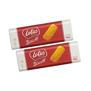 Biscoitos Bolacha Belga Crocante Biscoff Lotus 250g (2 Unidades)