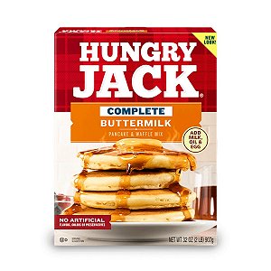 Hungry Jack Mistura para Panqueca e Waffle Amanteigado 907g