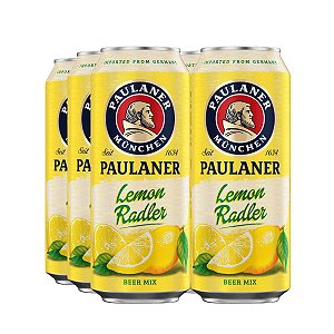 Cerveja Paulaner Lemon Radler Mix Alemã Lata 500ml (6 Unidades)