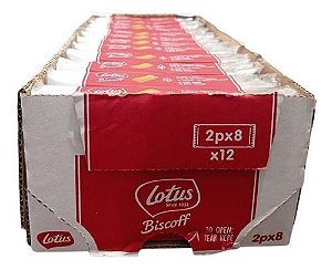Bolacha Lotus Biscoff Snack Packs 124g Kit 12 Und