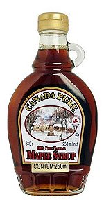Maple Syrup Xarope de Bordo Canada Pure 100 %  250 ml M L