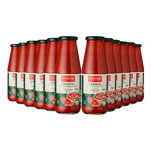 Molho Passata Tomate Pomodoro Orgânico La Pastina 680g 12 Un