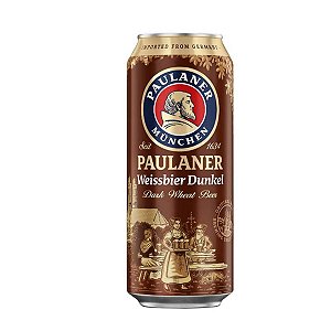 Cerveja Alemã Paulaner Weiss Dunkel Lata 500ML