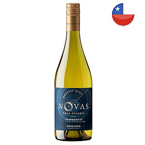 Vinho Chileno Branco Novas Gran Reserva Chardonnay 750Ml