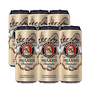 Kit 6 Cervejas Paulaner Edição Especial Oktober Bier 500ml