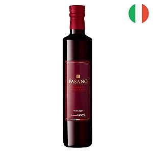 Vinagre Vinho Tinto Fasano Importado Italia Premium 500 ml