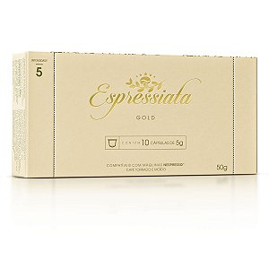 Capsula Café Torrado e Moido Espressiata Gold com 10 un