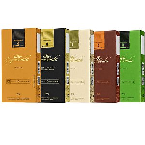 Kit 5 Cx Capsula Café Espressiata Sabores e Aromas C/ 10cd
