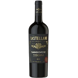 Vinho Tinto Italiano Sangiovese Toscana Castellani 750ml