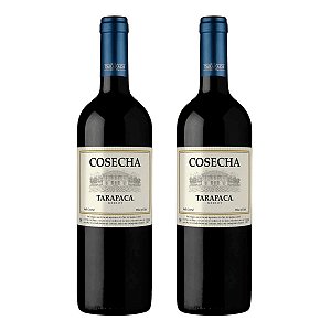 Kit 2 Vinhos Tinto Tarapacá Cosecha Merlot 750ml