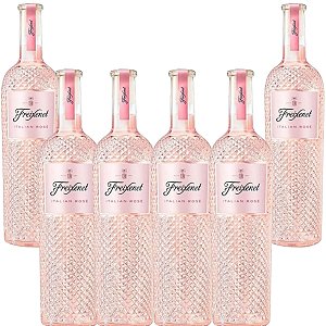 Kit 6 Vinhos Italiano Freixenet Fino Italian Rosé Seco 750ml