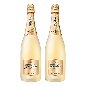 Kit 2 Espumantes Cava Freixenet Carta Nevada Demi Sec 750ml