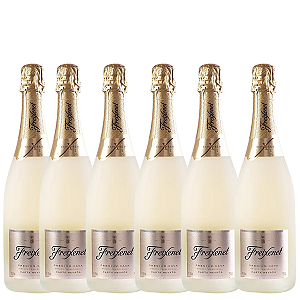 Kit 6 Espumantes Cava Freixenet Carta Nevada Demi Sec 750 Ml