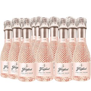 Kit 12 Espumantes Freixenet Italiano Rose Seco 200ml