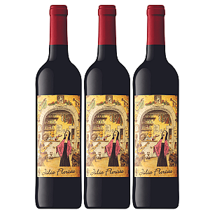 Kit 3 Vinhos Tinto Português Julia Florista 750ml