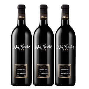 Kit 3 Vinhos Tinto Espanhol Pata Negra Oro Tempranillo 750ml