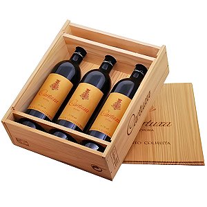 Kit 3 Vinhos Tinto Português Cartuxa Colheita 750ml - Caixa de Madeira