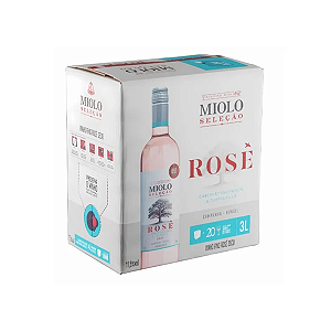 Vinho Rosé Seco Seleção Miolo Bag In Box 3l