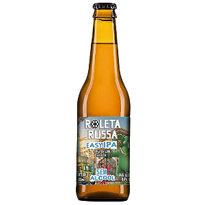 Cerveja Roleta Russa Easy IPA Sem Álcool Garrafa 330ml
