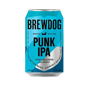 Cerveja Brewdog Punk IPA Escócia Clássica Lata 330ml