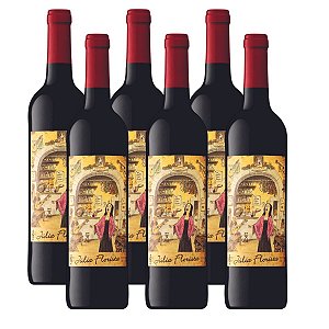 Kit 6 Vinhos Tinto Português Julia  Florista 750ml