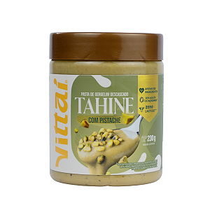 Pasta De Gergelim Tahine Com Pistache Vittaí 230g