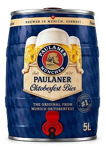 Cerveja Paulaner Oktoberfest Bier Barril Lata 5L