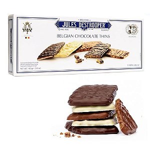 Biscoito Belga Jules Destrooper Chocolate Thins 100G