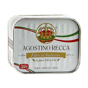 File Anchova Alici Italiano Agostino Recca em Azeite 710 gr