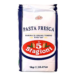 Farinha De Trigo Italiana 00 Le 5 Stagioni Pasta Fresca 1kg