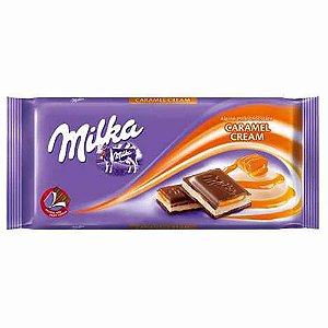 Chocolate Milka Caramel Cream 100 gr  Importado Polonia