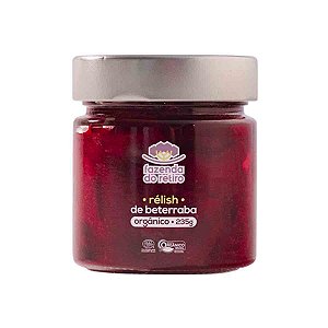 Relish de Beterraba Organico Vegano Fazenda Retiro 235 gr