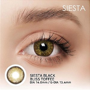 Lente de Contato Siesta Black Bliss Toffee | COM E SEM GRAU