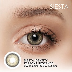 Lente de Contato Siesta Persona Reserved | COM E SEM GRAU