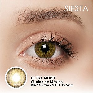 Lente de Contato Siesta Ultra Moist Ciudad de México | COM E SEM GRAU