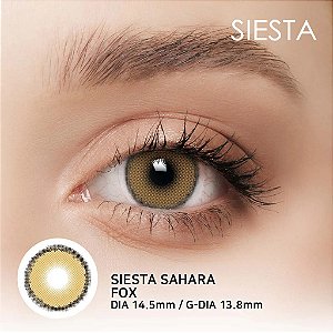 Lente de Contato Siesta Sahara Fox | COM E SEM GRAU