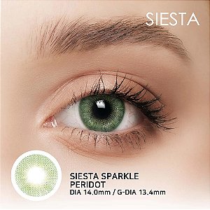 Lente de Contato Siesta Sparkle Peridot | COM E SEM GRAU
