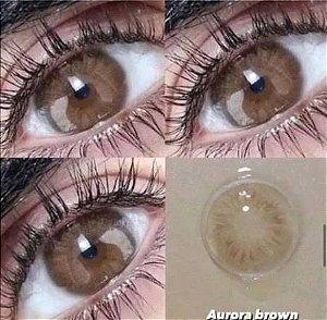 Lente de Contato Urban Layer Aurora Brown | COM E SEM GRAU