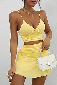 Saia e Blusa Feminina Ocasião Especial Balada Festas Passeios ao Parque