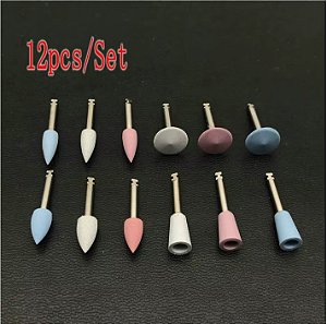 Kit 10 unidades polidor de dente odontologia de alta qualidade