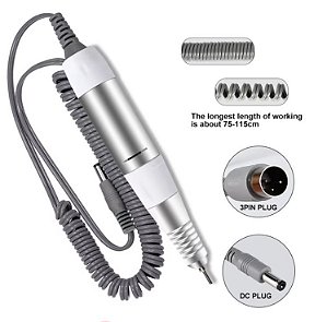 Caneta eléctrica para broca de unhas polimento para manicure e pedicure