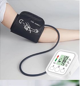 Aparelho de aferir pressão arterial automático digital monitor inteligente de fácil leitura