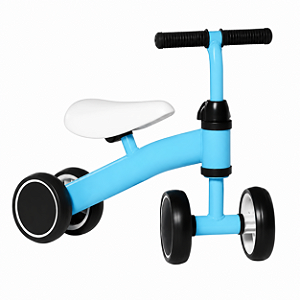 Bicicleta de Equilíbrio 4 Rodas Azul