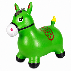 Cavalinho Upa Upa Infantil com Som e Luzes (VERDE)