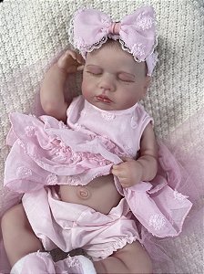 Mrb 20 Polegada corpo inteiro vinil reborn loulou menina lavável reborn bebê bon