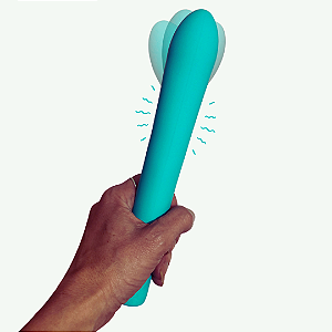 Vibrador com Haste Longa e Movimento "Vem Cá"