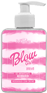 Blow Girl - Gel beijável aromatizante para virilha - Morango com Creme 320ml