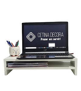 Base Para Monitor / Notebook / Laptop / Televisores Suporte De Mesa Em MDF