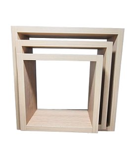 Trio de nichos decorativos PMG